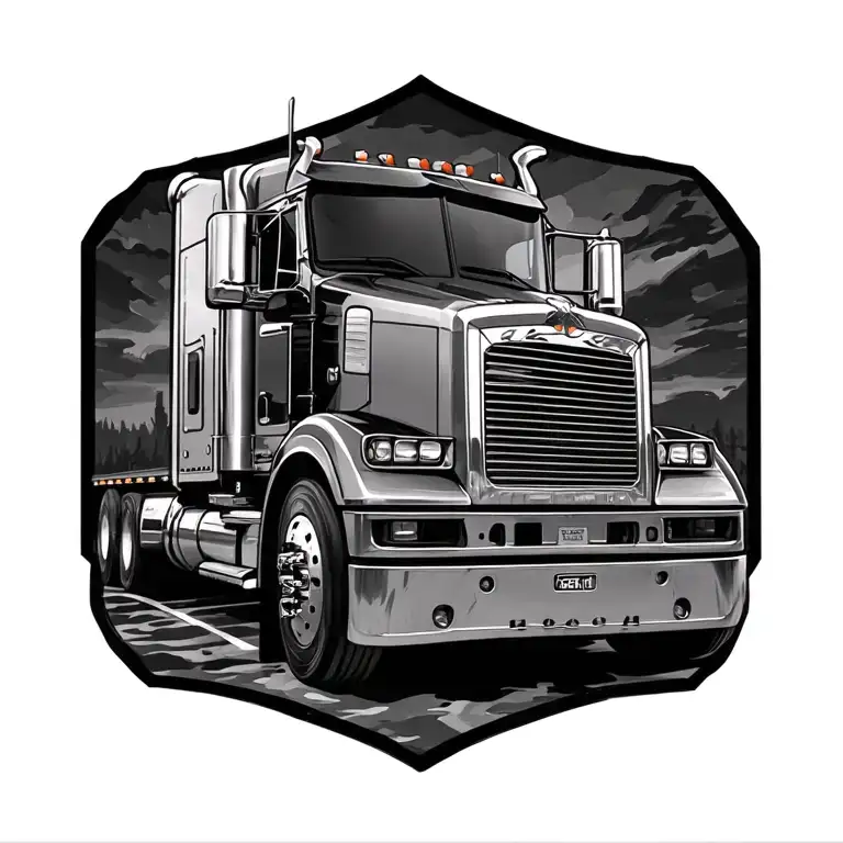 Peterbilt 2018 tools intertwined tattoo design idea