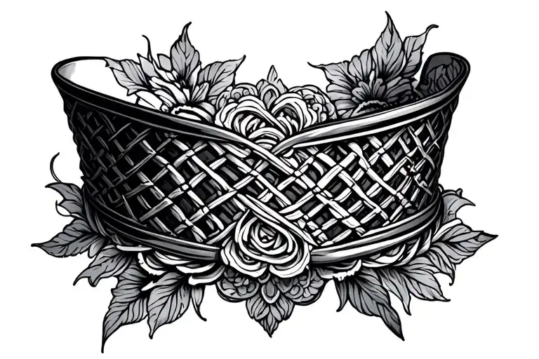 Webbing, lace choker tattoo tattoo design idea