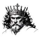 Helluva boss wearing a crown tattoo design idea