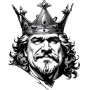 Helluva boss wearing a crown tattoo design idea