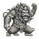 Narasimha tattoo design idea