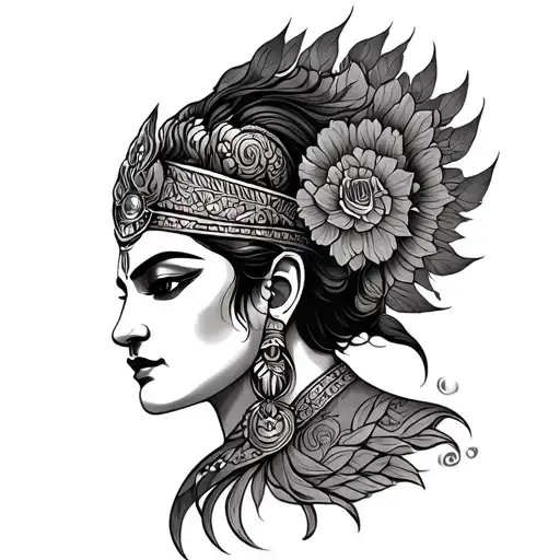Arjuna tattoo design idea