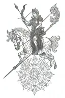 SAGITTARIUS LEBANON tattoo design idea