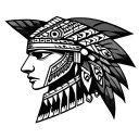 Aztec Necklace tattoo design idea