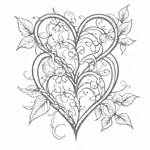 3 Healing hearts tattoo design idea