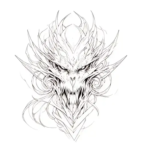 igris from solo leveling tattoo design idea