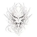 igris from solo leveling tattoo design idea