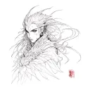 igris from solo leveling tattoo design idea