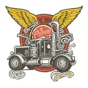 Peterbilt logo tattoo design idea