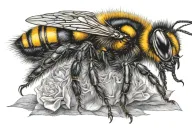 Bumble Bee tattoo design idea
