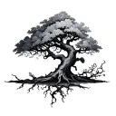 poison tree tattoo design idea