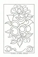 om symbol trust the process written tattoo design idea