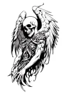 Death angel tattoo design idea