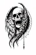 Death angel tattoo design idea