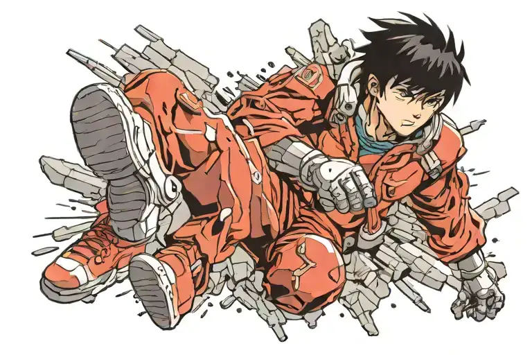 kaneda Akira anime tattoo design idea