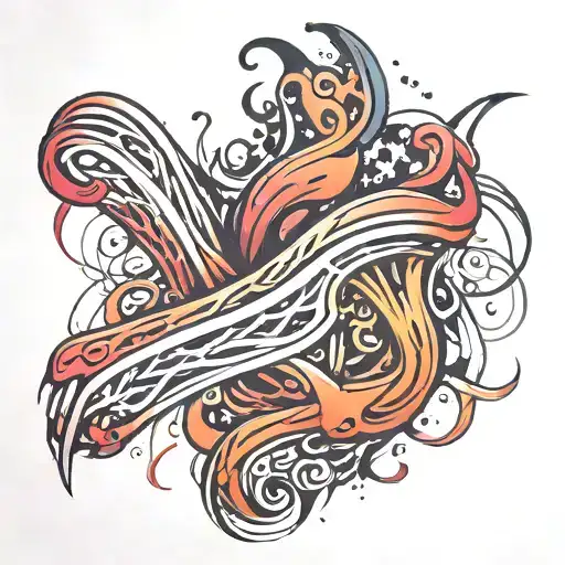 Rib tattoo design idea