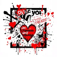 heart. 07/08/2025. love you forever and always tattoo design idea