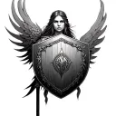 Shield Maiden tattoo design idea