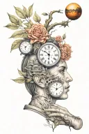 today determines your tomorrow tattoo design idea