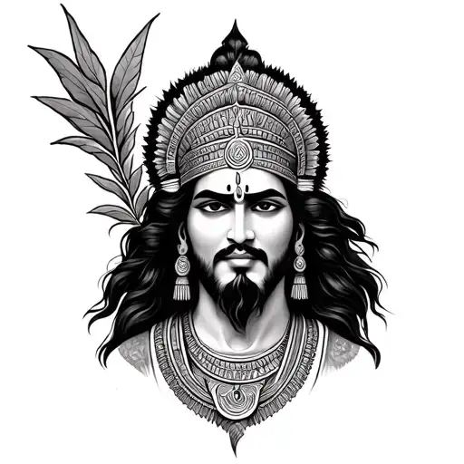 whole mahabharat tattoo featuring tattoo design idea