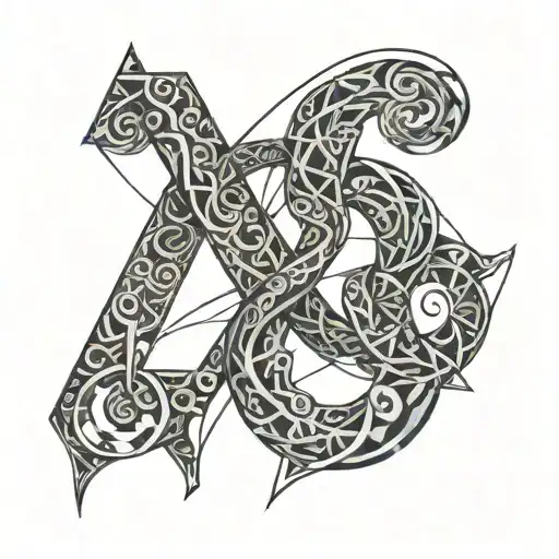number 33 number written tattoo design idea