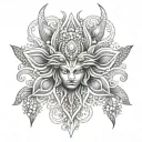 vajra tattoo design idea