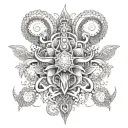 vajra tattoo design idea