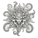 vajra tattoo design idea