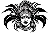 Krishna tattoo design idea