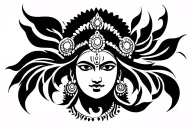 Krishna tattoo design idea