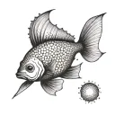 Australian fish swimming gracefully tattoo design idea