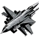 fighter jet design tattoo design idea