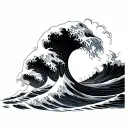 Three Waves tattoo design idea