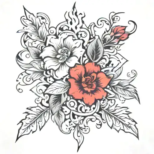 filler tattoo design idea