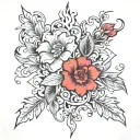 filler tattoo design idea