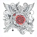 filler tattoo design idea