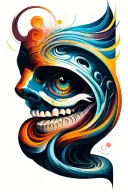 labyrinthe  tattoo design idea