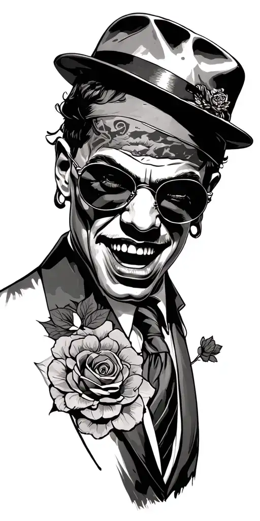 Gangsters tattoo design idea