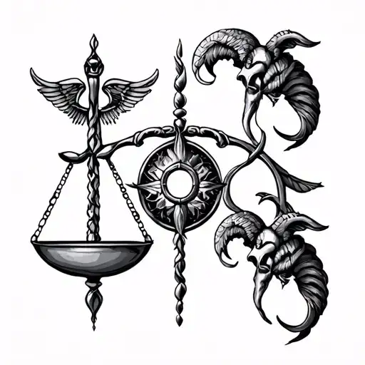 Horoscope symbols. Libra, pieces, pieces, cancer, gemini, Taurus, Aquarius tattoo design idea