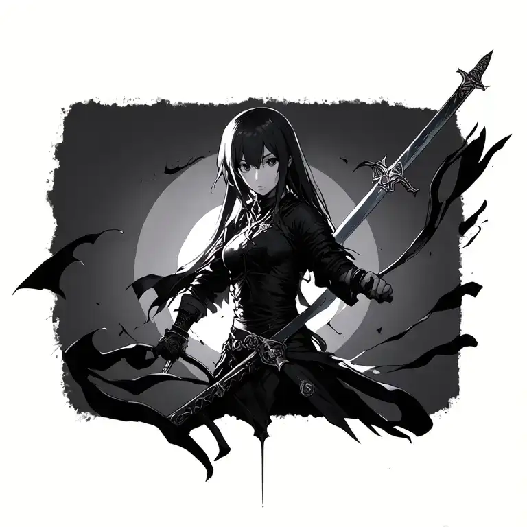 Sword Art Online tattoo design idea