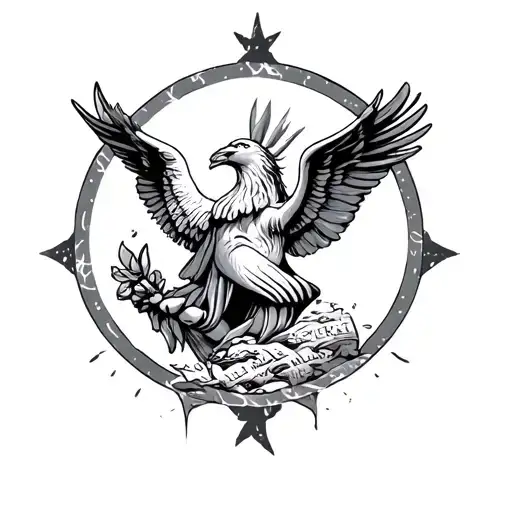 independence and autonomy  tattoo design idea