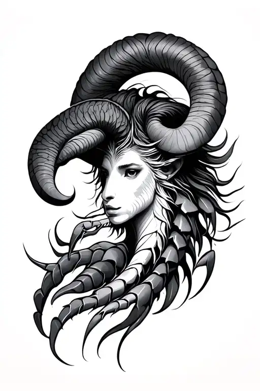 aries, sagittarius, Scorpio and Libra tattoo design idea