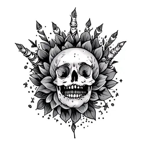 Birthday Month tattoo design idea