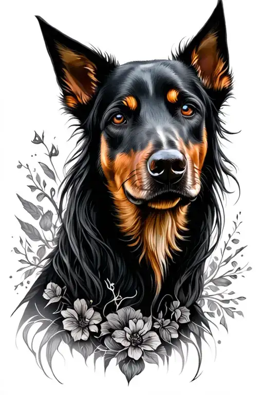 kelpie Mythical creature tattoo black work and realism and fine line tattos femine tattoo  tattoo design idea