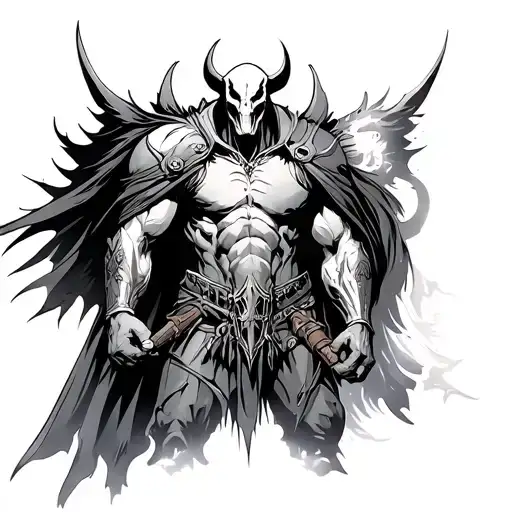 darksiders horsemen of the apocalypse tattoo design idea