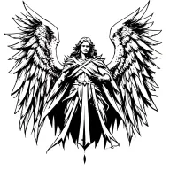 archangel uriel tattoo design idea