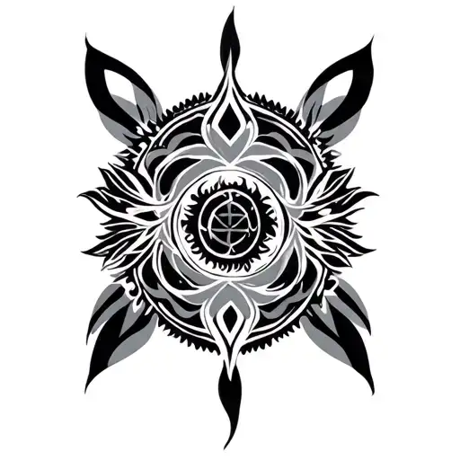 Tribal And Meanings tattoo design idea