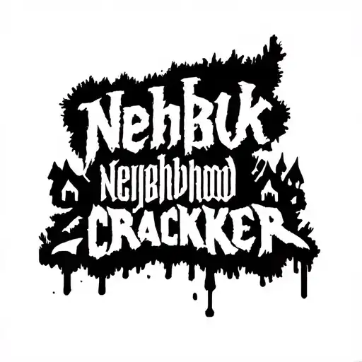 "Neighborhood Cracker" Crip gang symbols tattoo design idea