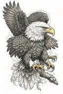 Bald Eagle tattoo design idea