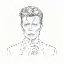 david bowie shh picture tattoo tattoo design idea